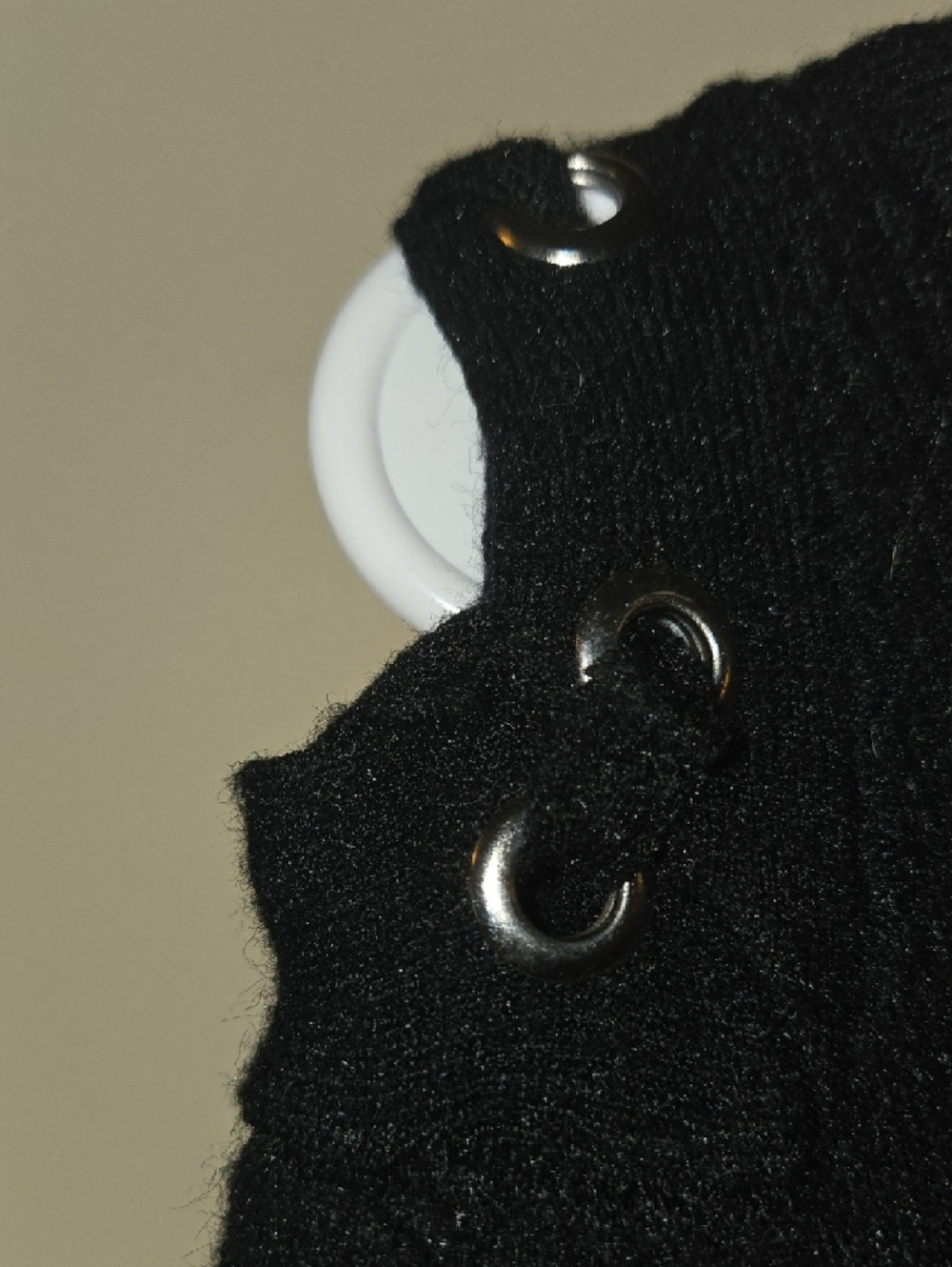 torrid Black Lace-Up Grommet Crewneck Sweater - Picture 4 of 4